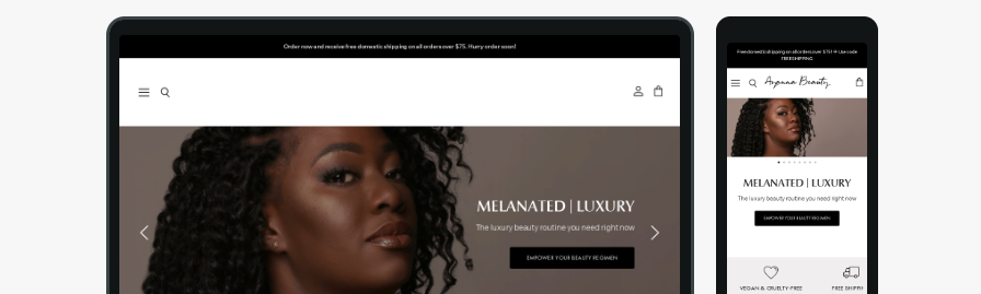 Ayanna Beauty — Mademoiselle Ayanna product campaign
