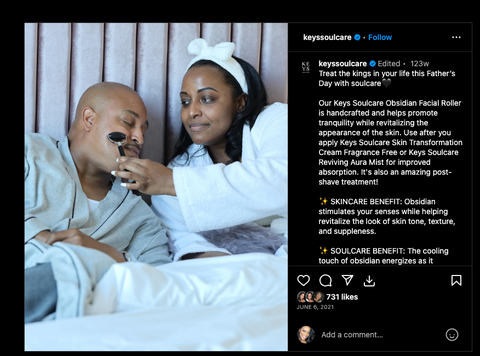 Keys Soulcare couples content