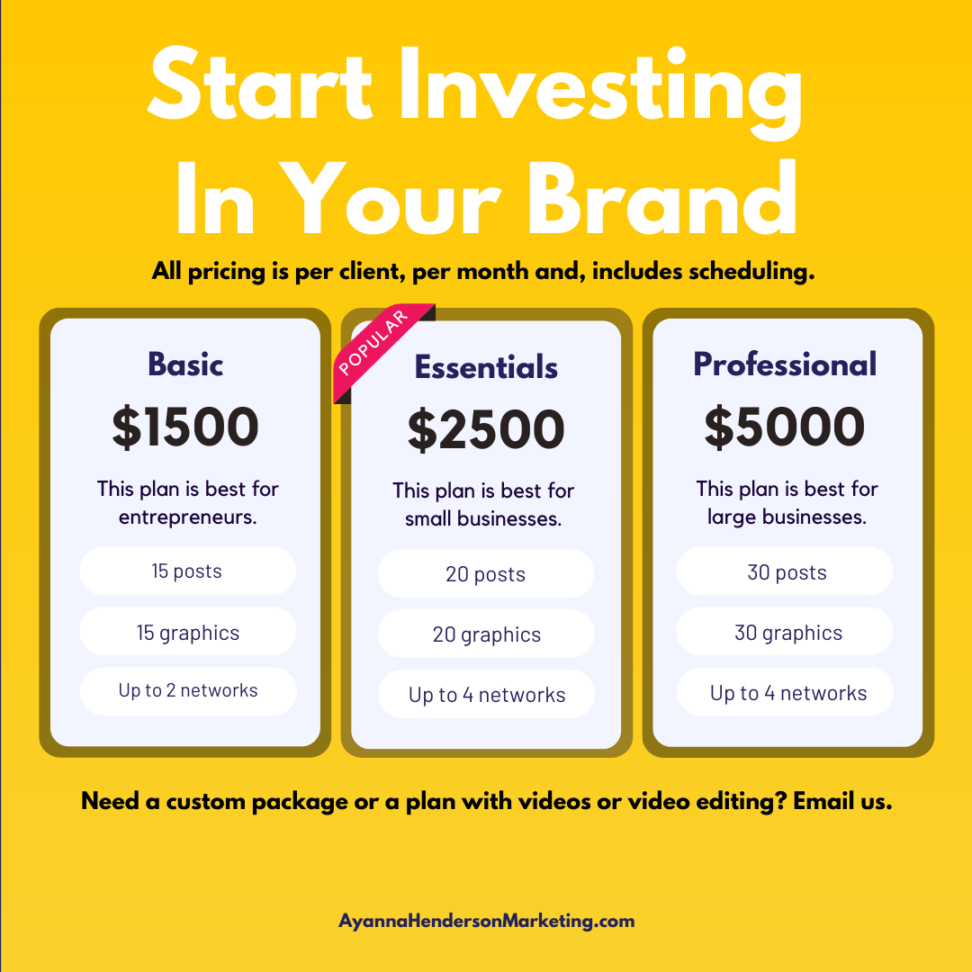 Social Media Management: The Basic Package